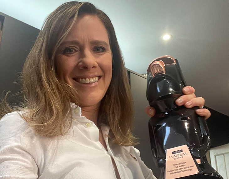 TITAN Women In Business Awards - Over the moon to receive my statuette! 
