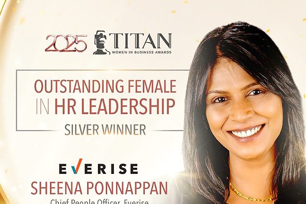 TITAN Women In Business Awards - Silver Winner in HR Leadership: Sheena Ponnappan Recognized for Excellence