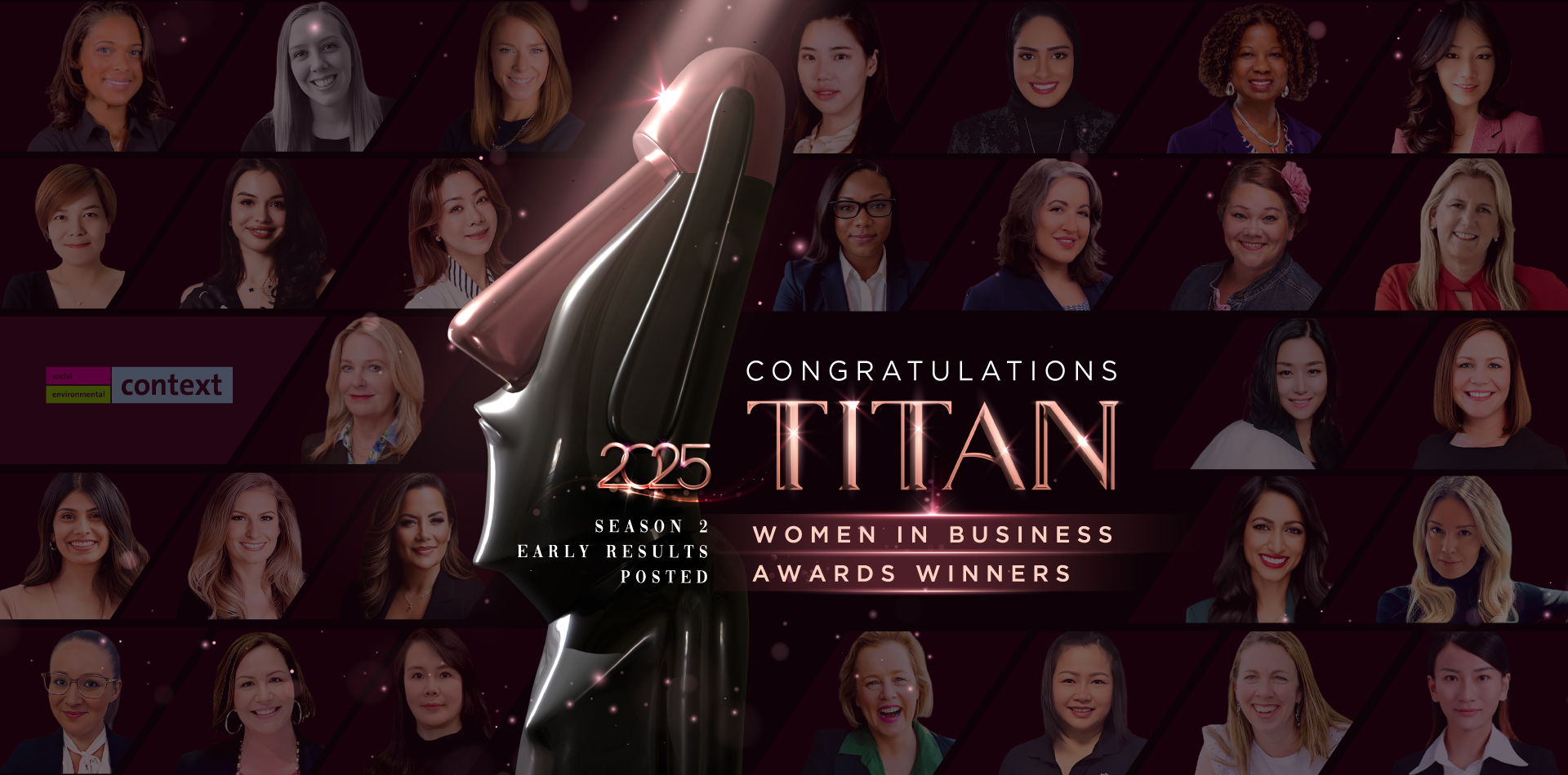 TITAN Women In Business Awards - Early Results Revealed for the 2025 TITAN Women in Business Awards Season 2